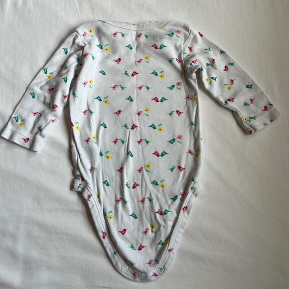 Carter’s Baby Girl’s Bundle of 3 Long Sleeve Onesies and 3 Pants Size 3 Months - Picture 7 of 16